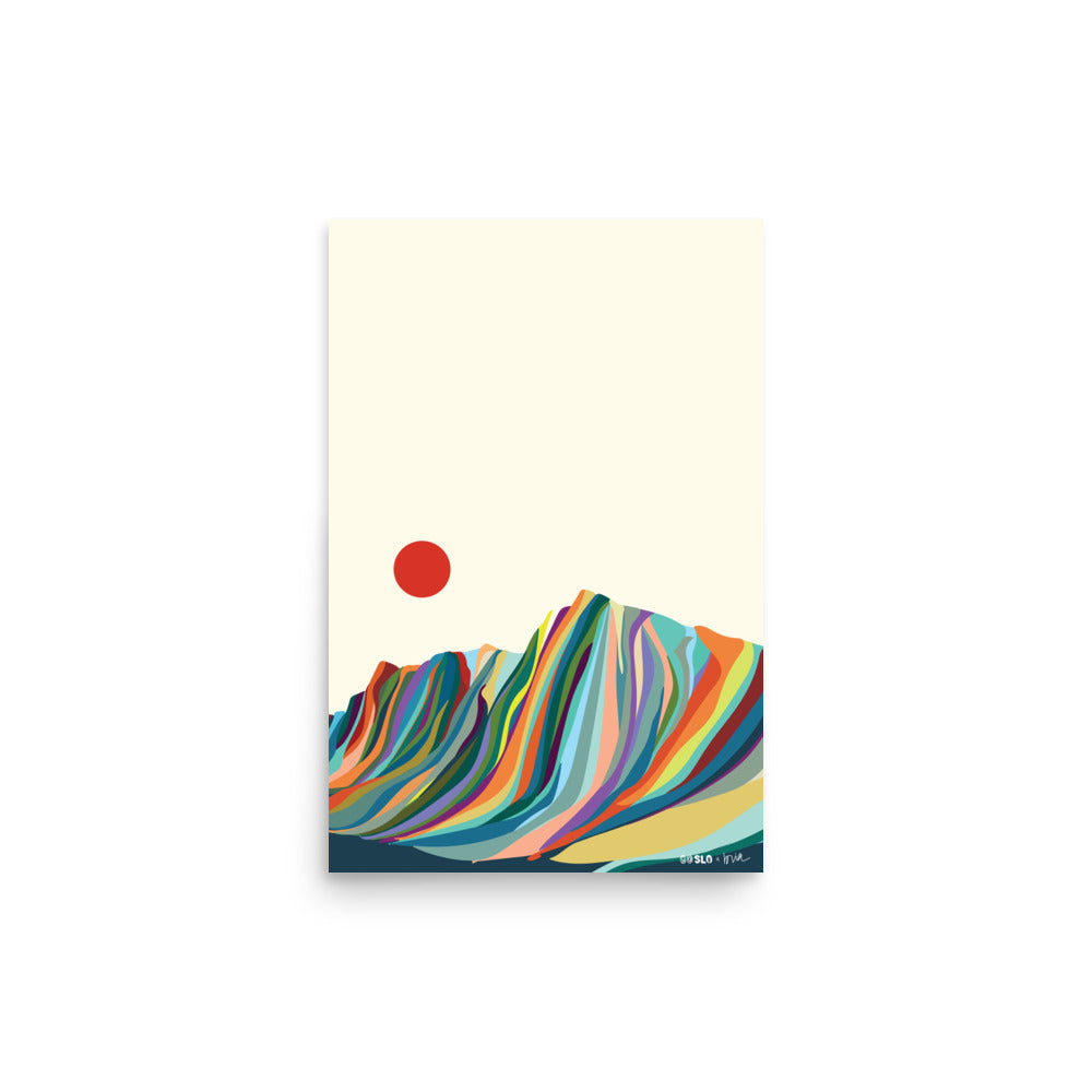 Medicine Bow Minimalist Print