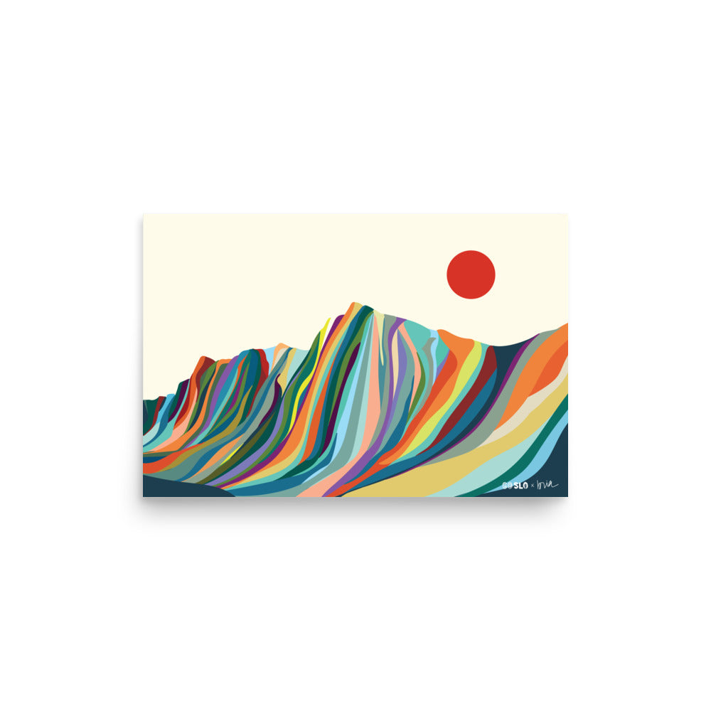 Medicine Bow Minimalist Print // Landscape