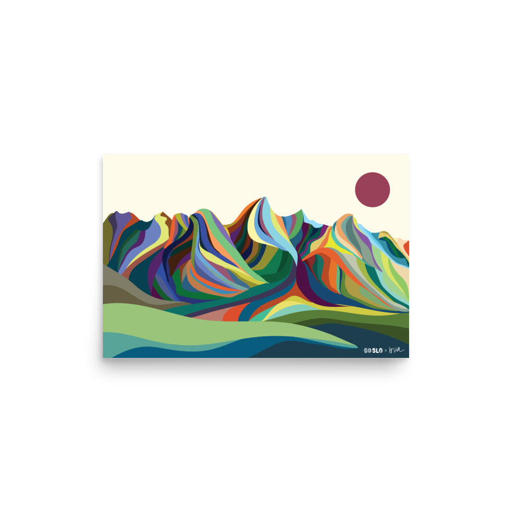 Grand Teton Minimalist Print // Landscape