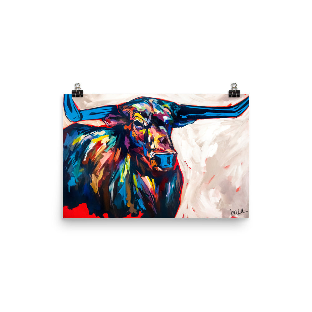 Homer the Longhorn Print