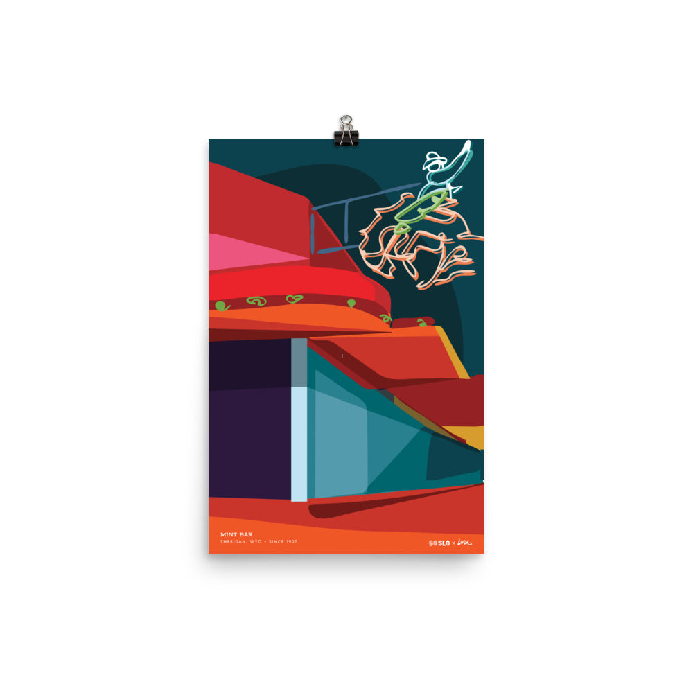 Neon at the Mint Print