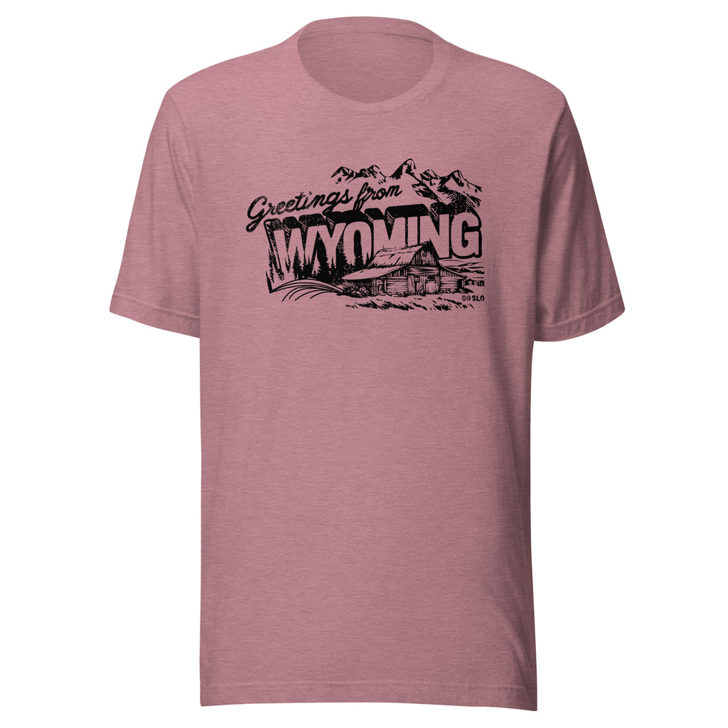 Greetings from Wyoming Guys Tee
