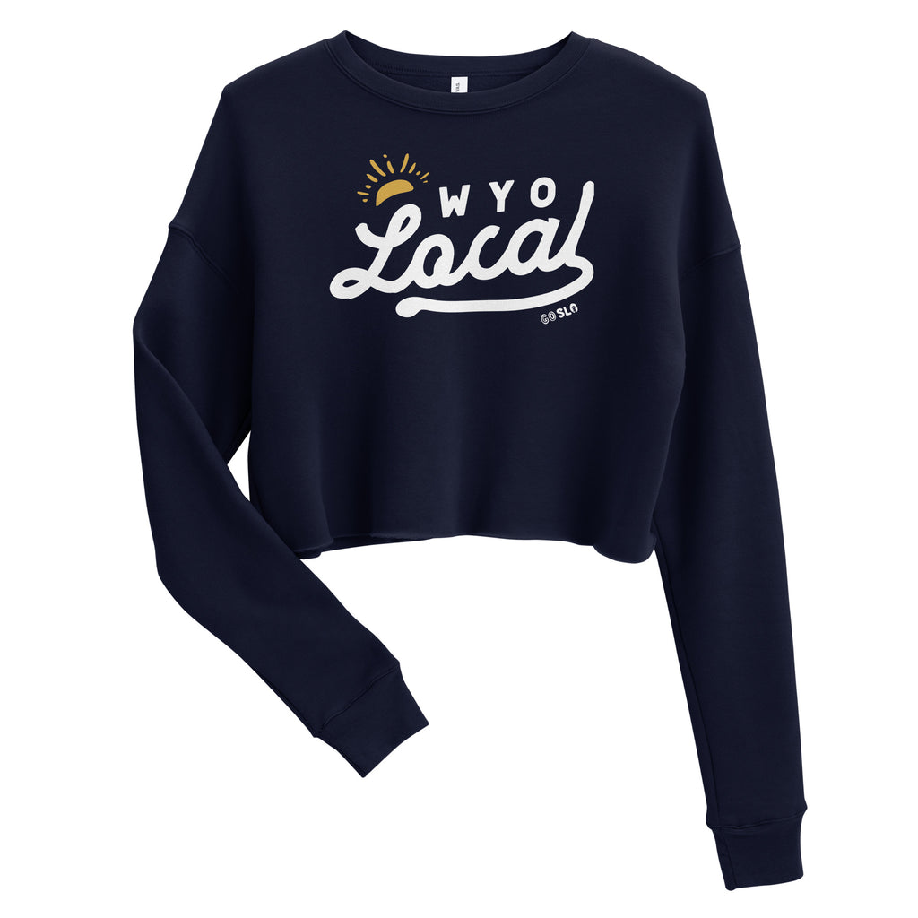 Gals Wyo Local Crop Sweatshirt