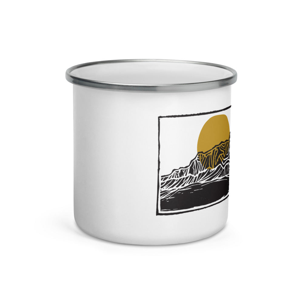 Carved Collection Camp Mug // Medicine Bow Peak, Wyoming