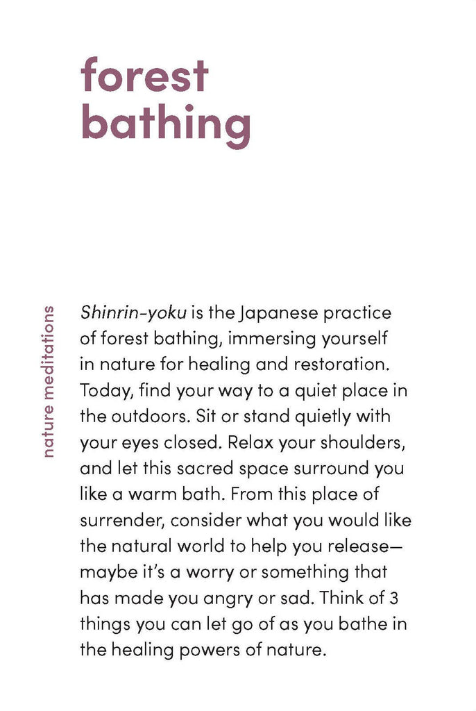 Chronicle Books - Nature Meditations Deck