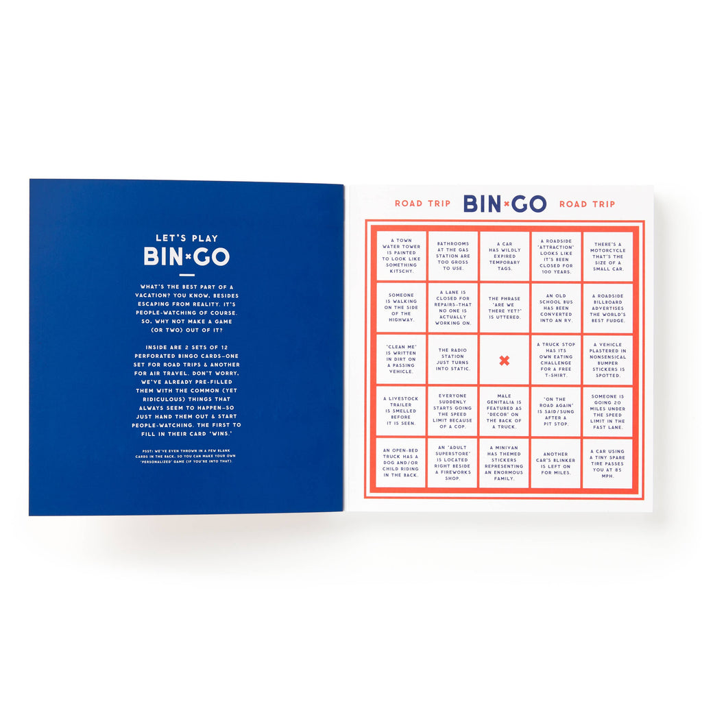 Chronicle Books - Brass Monkey Bin-Go Survive a Vacation Bingo Book