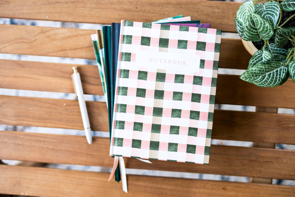 Duncan & Stone Paper Co. - Blank Journal Notebook - Flat Lay Diary Journal Hardcover