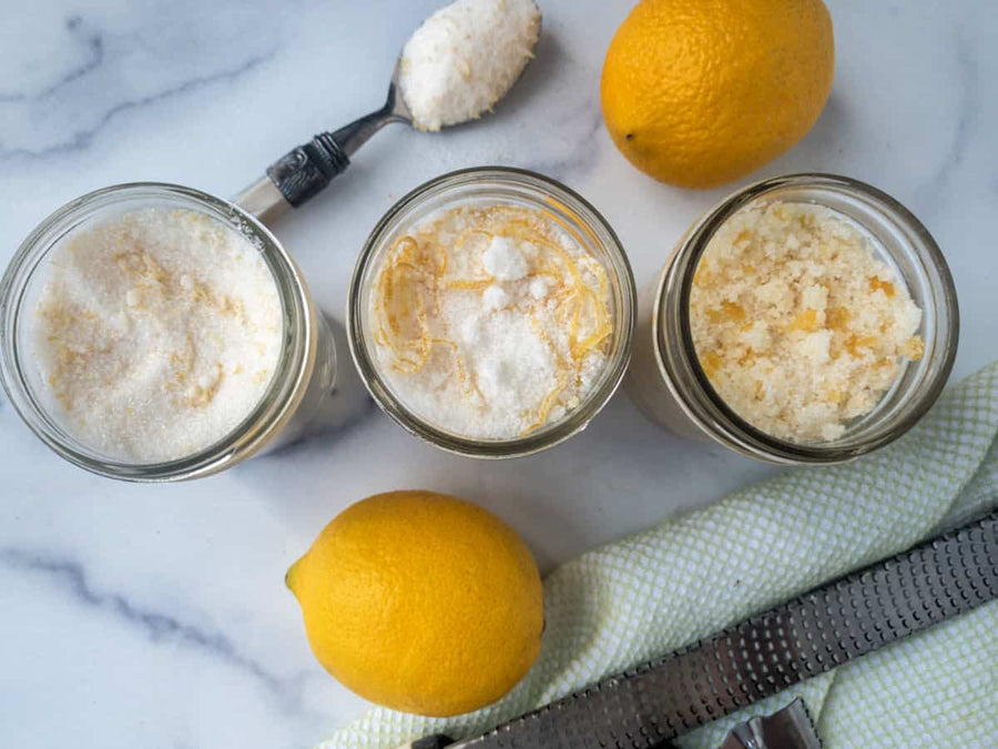 Raven & Rose Apothecary - Specialty Sugar ~ Lemon Moon Sugar with edible glitter