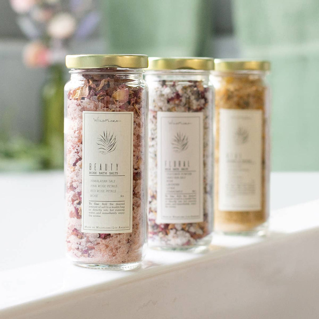 WildFlora - WildFlora Bath Salts: Variety Set (1 dozen)