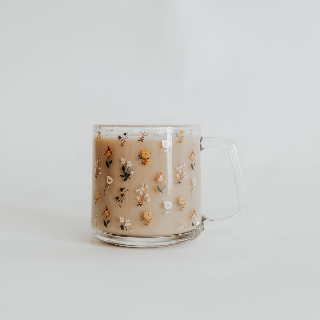 The Montana Scene - Mountain Wildflower Glass Mug