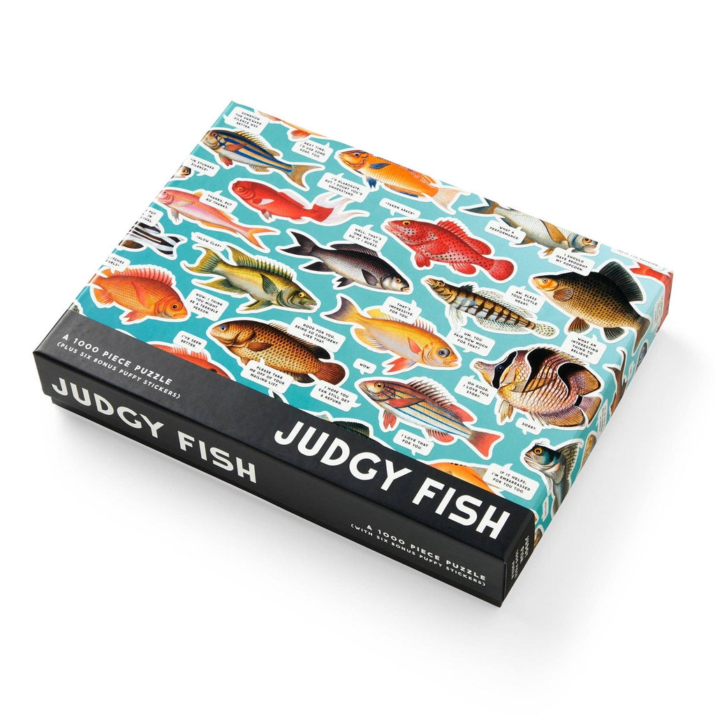 Chronicle Books - Brass Monkey Judgy Fish 1000 Piece Puzzle