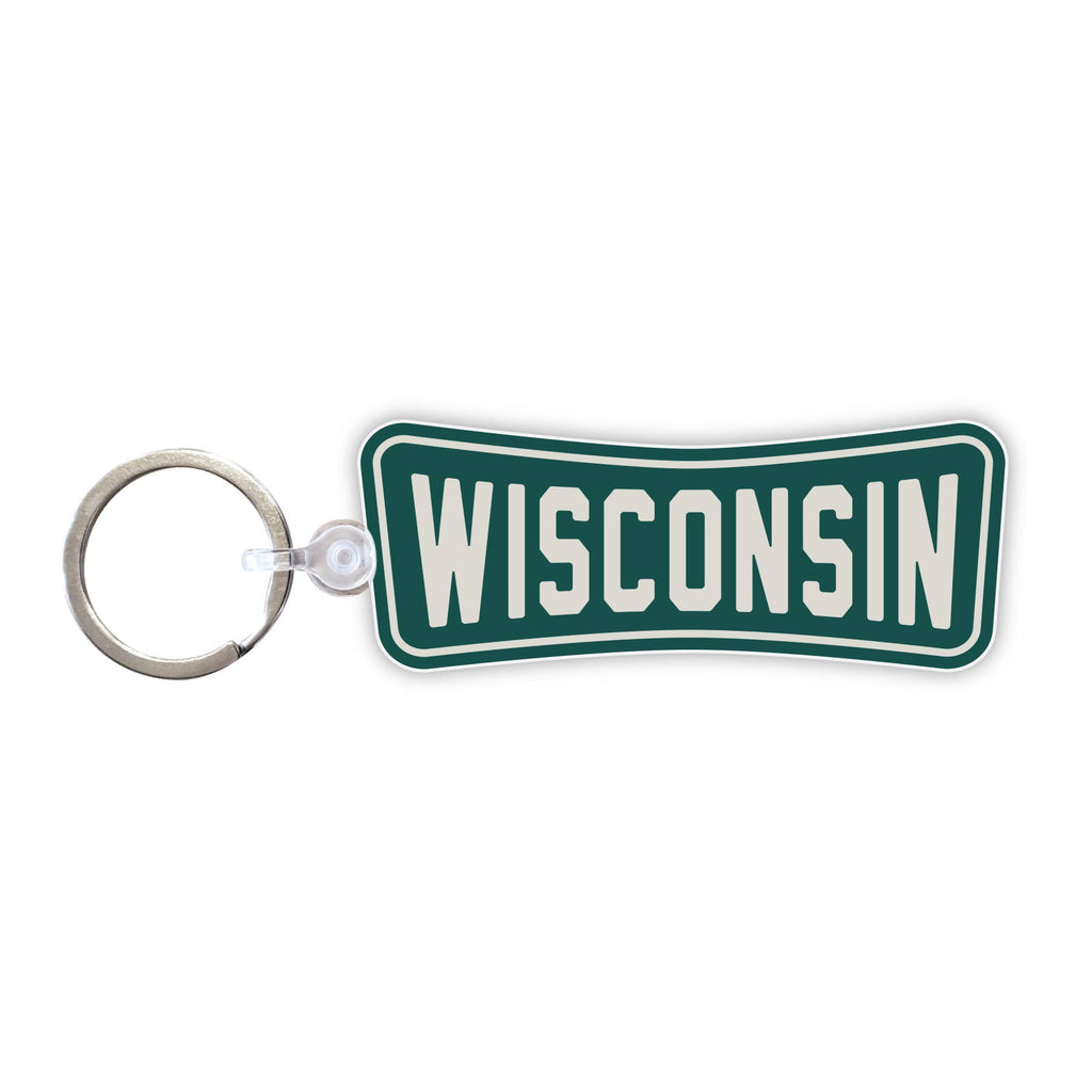 Acme Local - Roadside Retro Customizable Keychain