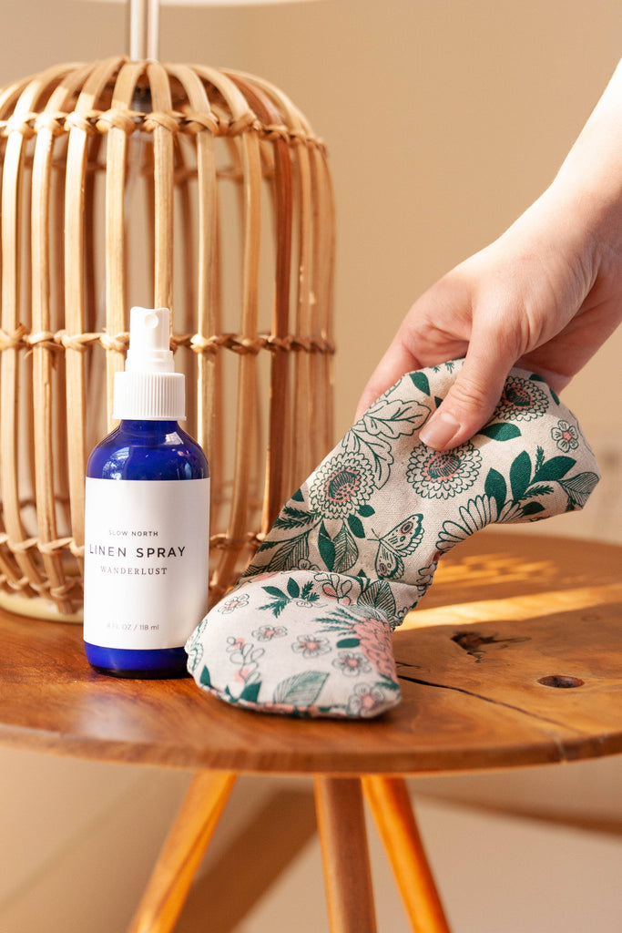 Slow North - Eye Mask  - Hidden Falls | Spa Eye Pillow, Weighted