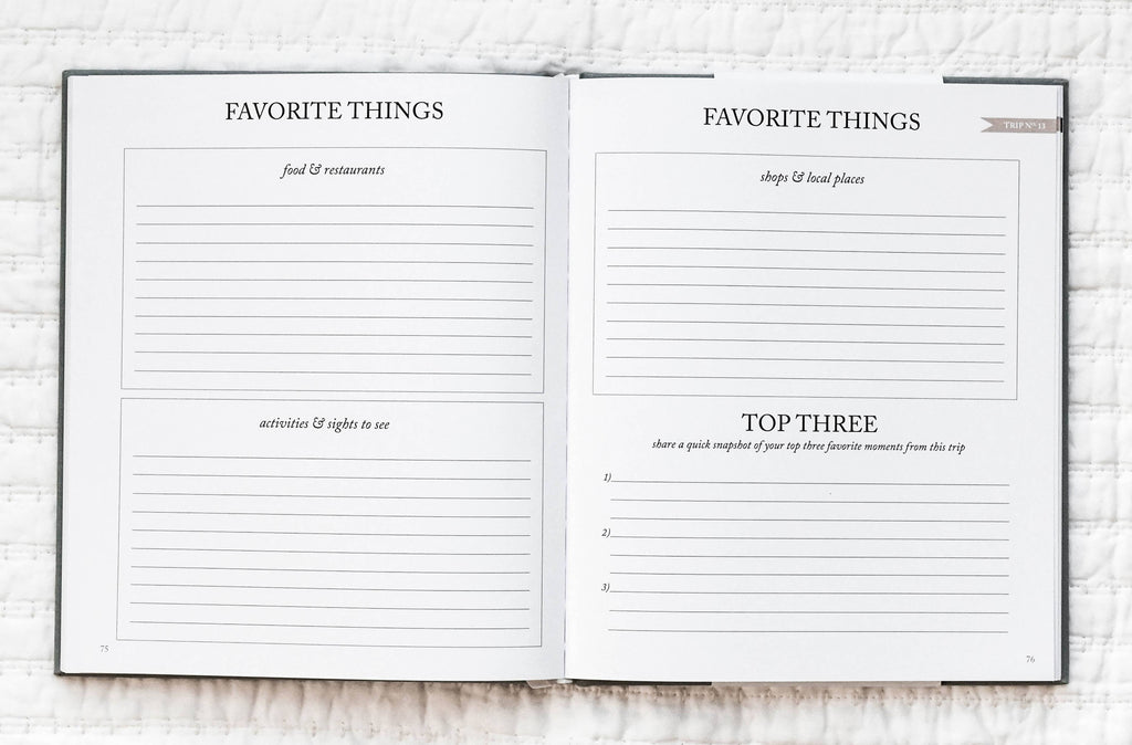 Duncan & Stone Paper Co. - Travel Journal | Adventure Keepsake | Trip Adventure Book