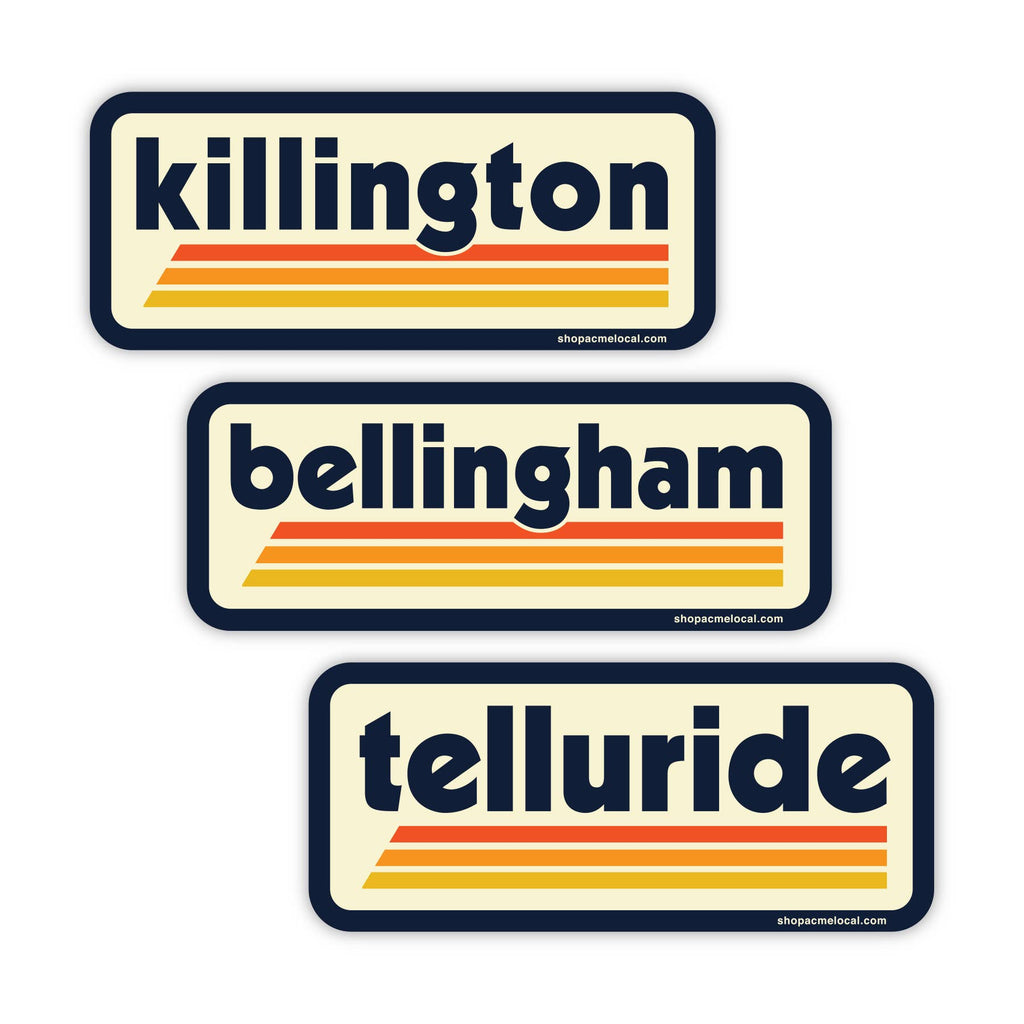 Cheyenne - Vintage Stripes Customizable Sticker