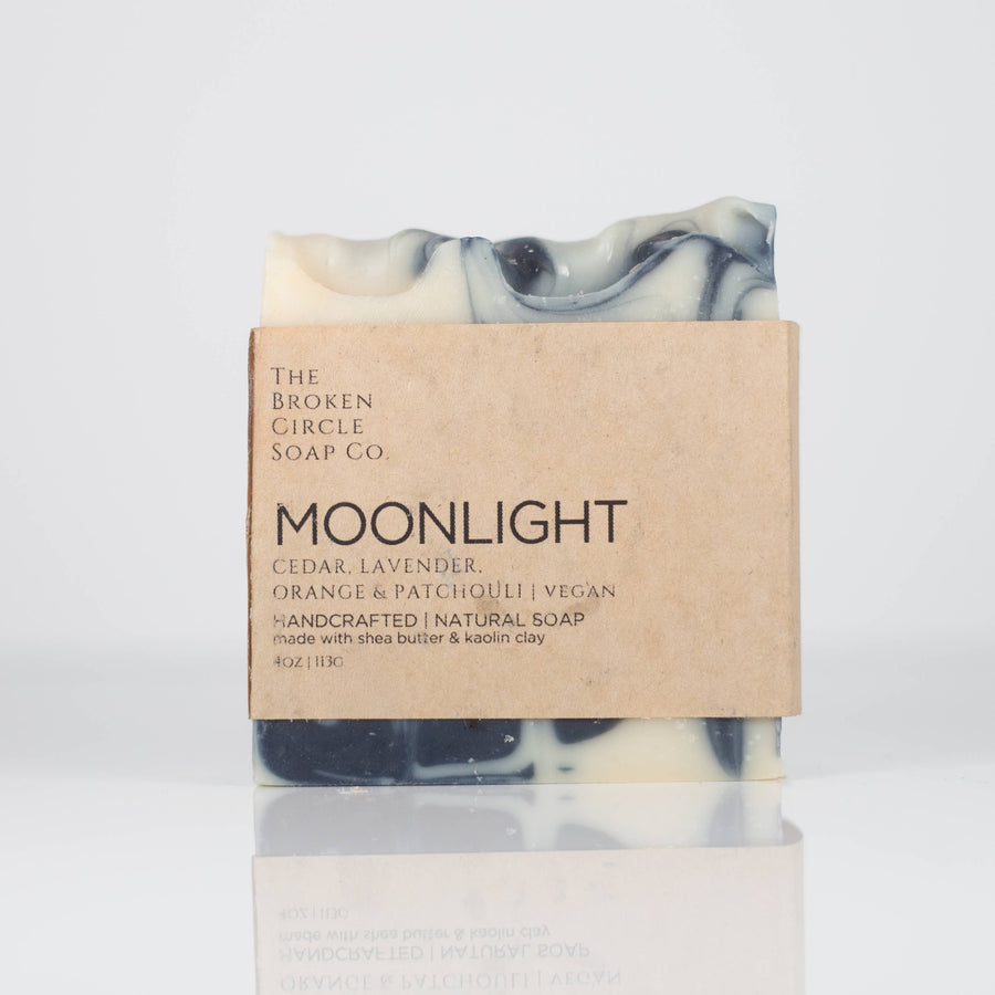 The Broken Circle Soap Co - Moonlight (Lavender, Patchouli, Cedar & Orange) | Vegan Soap