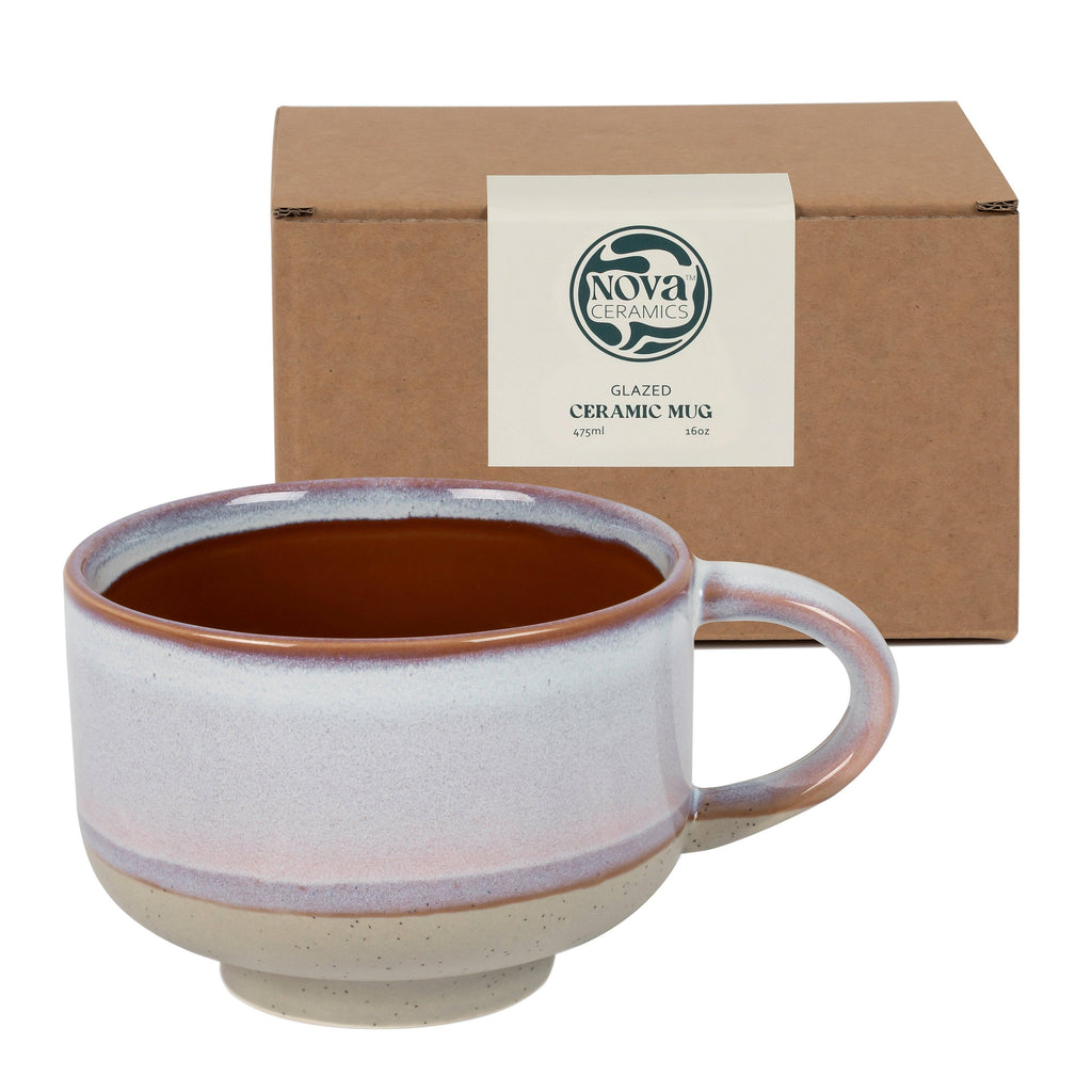 Nova Ceramics Travel Mugs - Horizon Handmade Ceramic Mug 16oz | Stoneware Coffee Mug