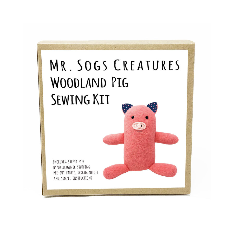 Mr. Sogs - Woodland Pig DIY Plush Sewing Kit
