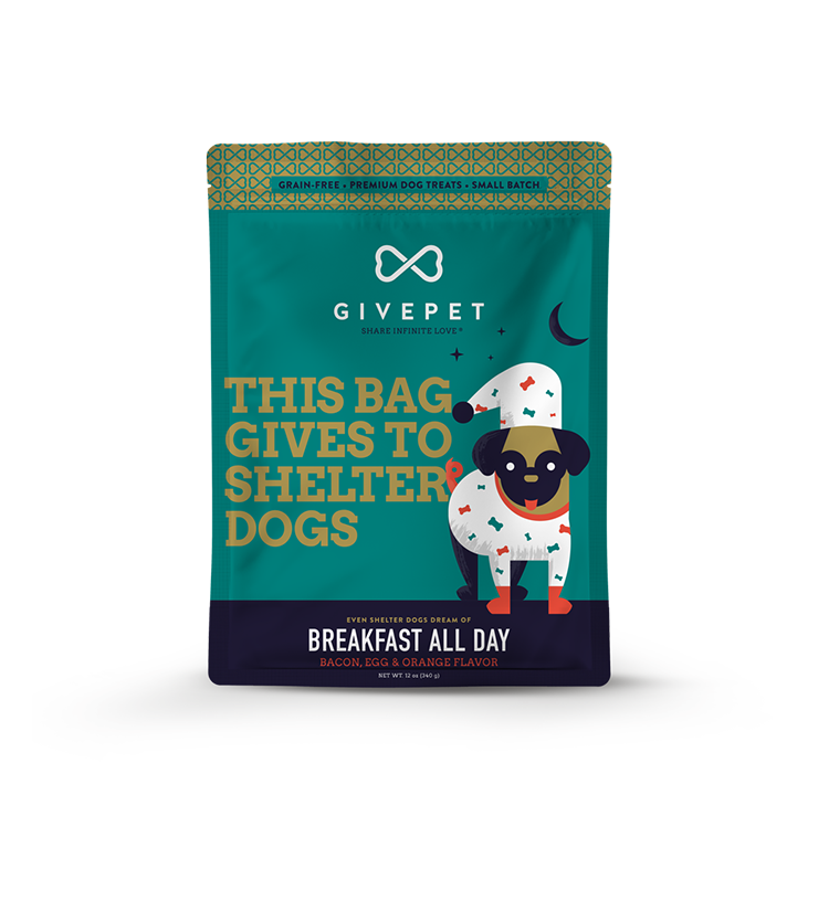 GivePet - GivePet Breakfast All Day Dog 11oz. Baked Biscuit Treats