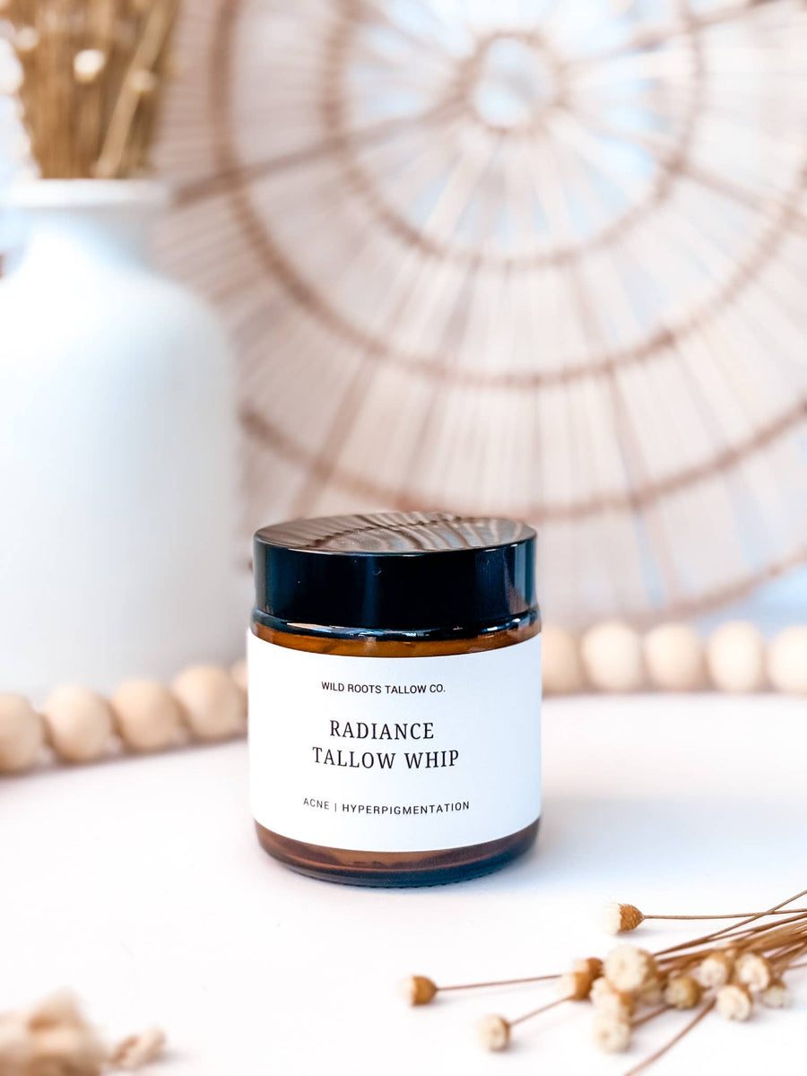Wild Roots Tallow Co. - Blue Tansy + Neroli Radiance Tallow Balm