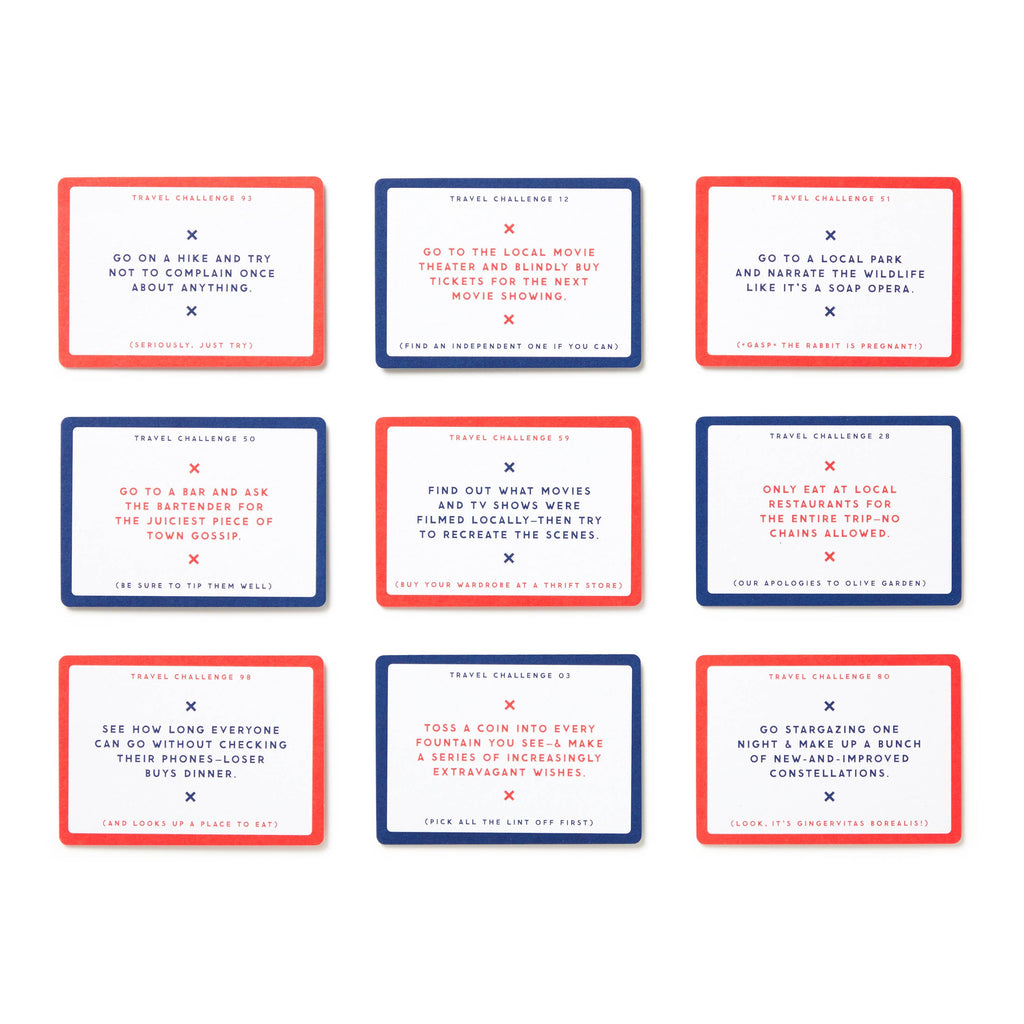 Chronicle Books - Brass Monkey Challenge Accepted Travel Tasks Card Deck