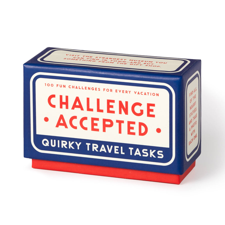 Chronicle Books - Brass Monkey Challenge Accepted Travel Tasks Card Deck