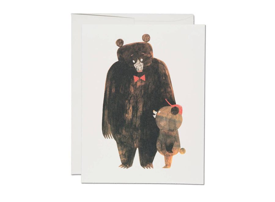Red Cap Cards - Daddy Bear Father's Day greeting card