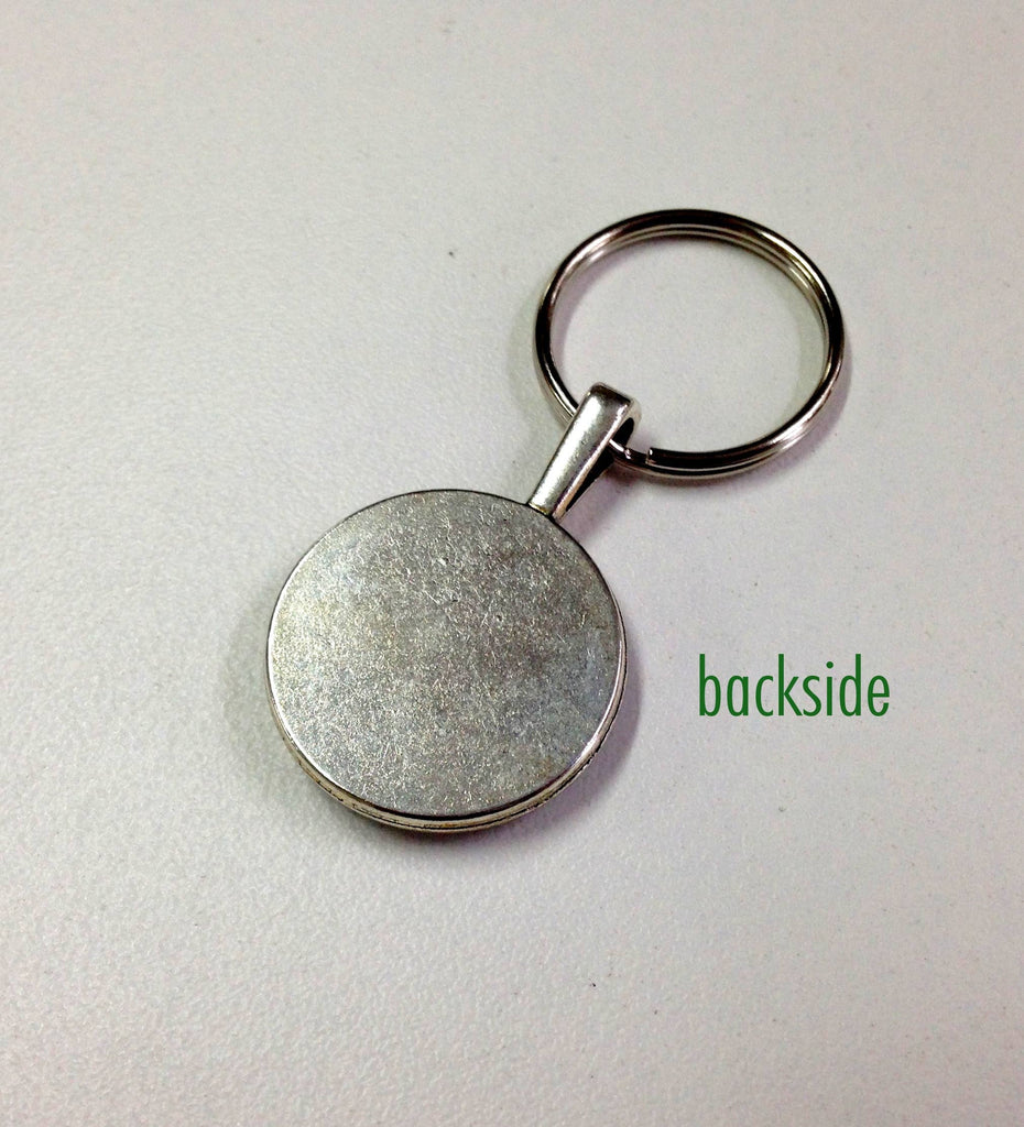 Tanner Glass - Keychain: Vintage Map (customizable)