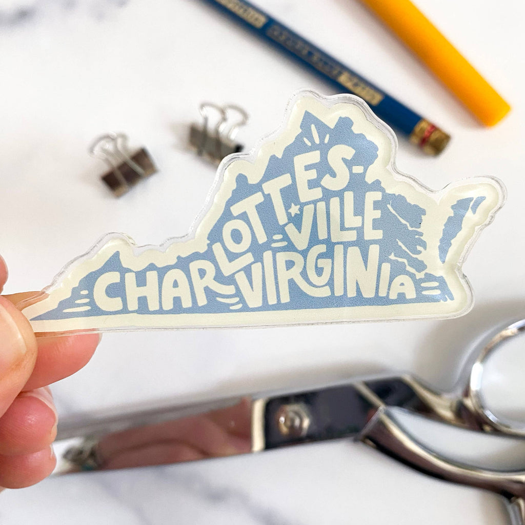 Billie Claire Illustration (Handmade) - Custom City-Specific Acrylic Magnets - Multiple Colors