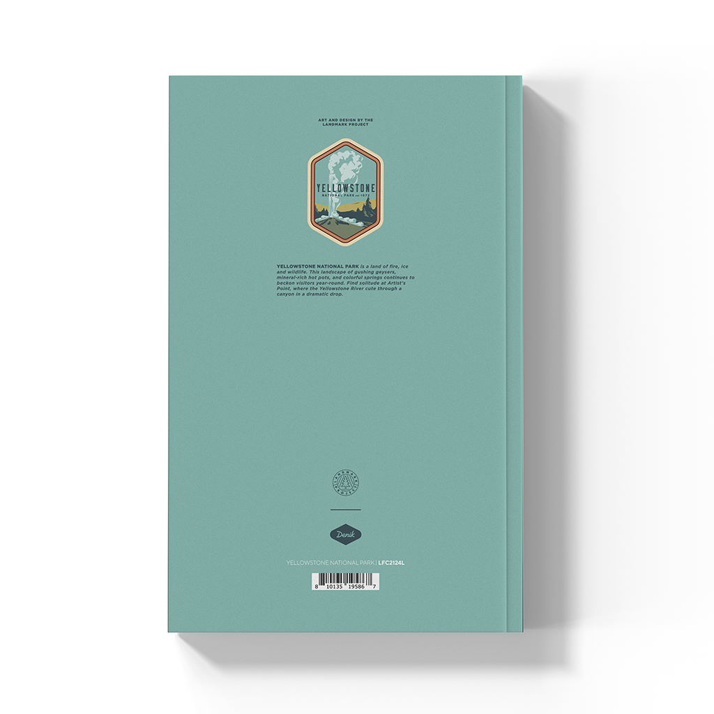 Denik - Yellowstone National Park Classic Layflat Notebook LFC2124L