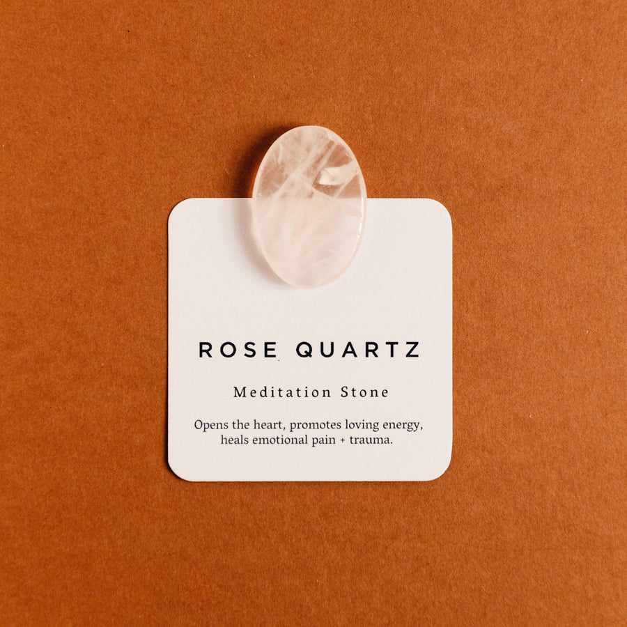 Rose Quartz - Meditation Stone