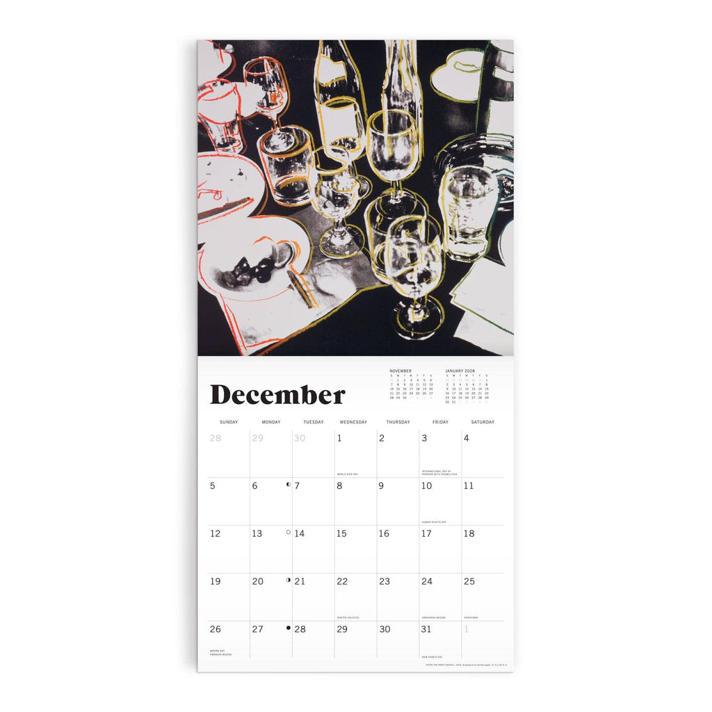 Chronicle Books - Andy Warhol 12 x 12 Wall Calendar 2027