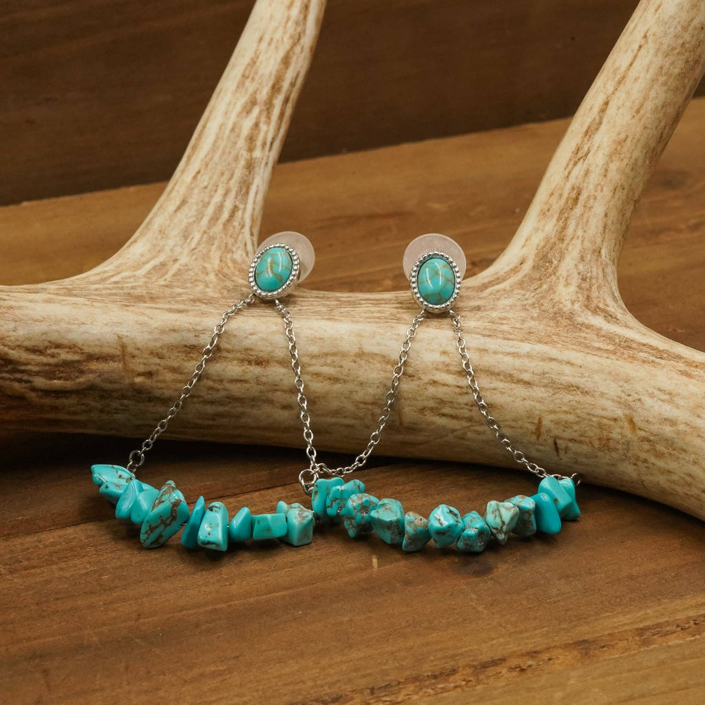 Antler Rings - The Turquoise Stack Earrings