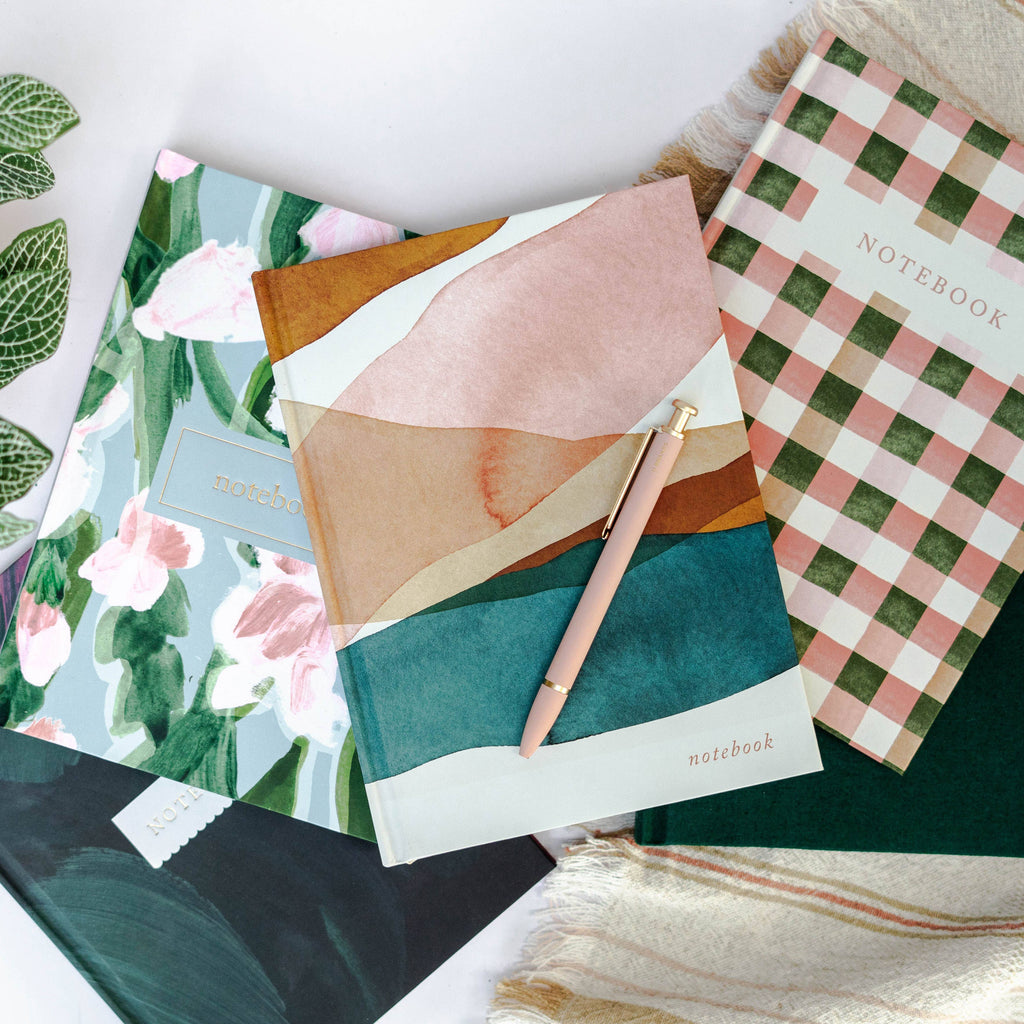 Duncan & Stone Paper Co. - Blank Journal Notebook - Flat Lay Diary Journal Hardcover