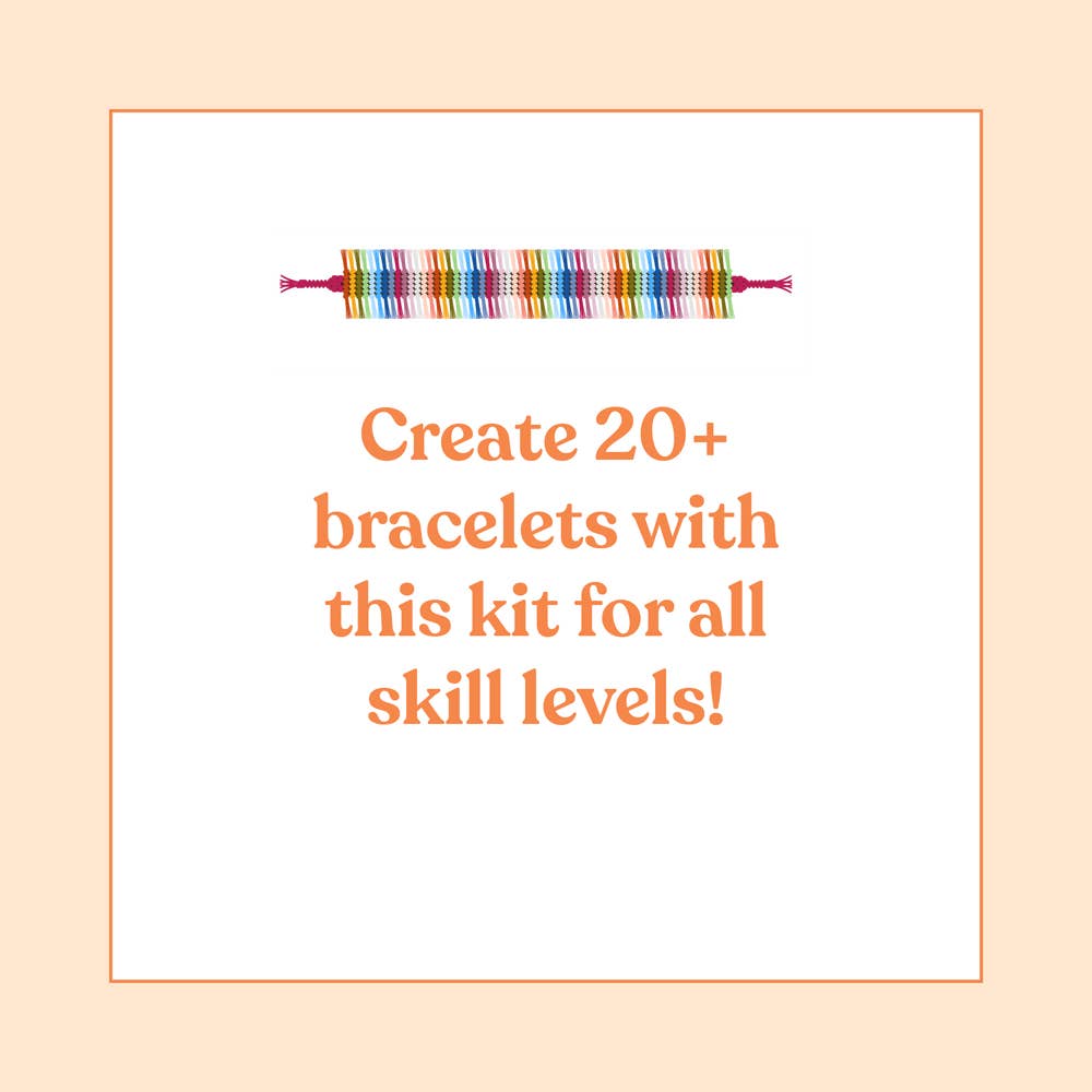 Chronicle Books - Mindful Crafts: Calm Vibes Friendship Bracelet Kit