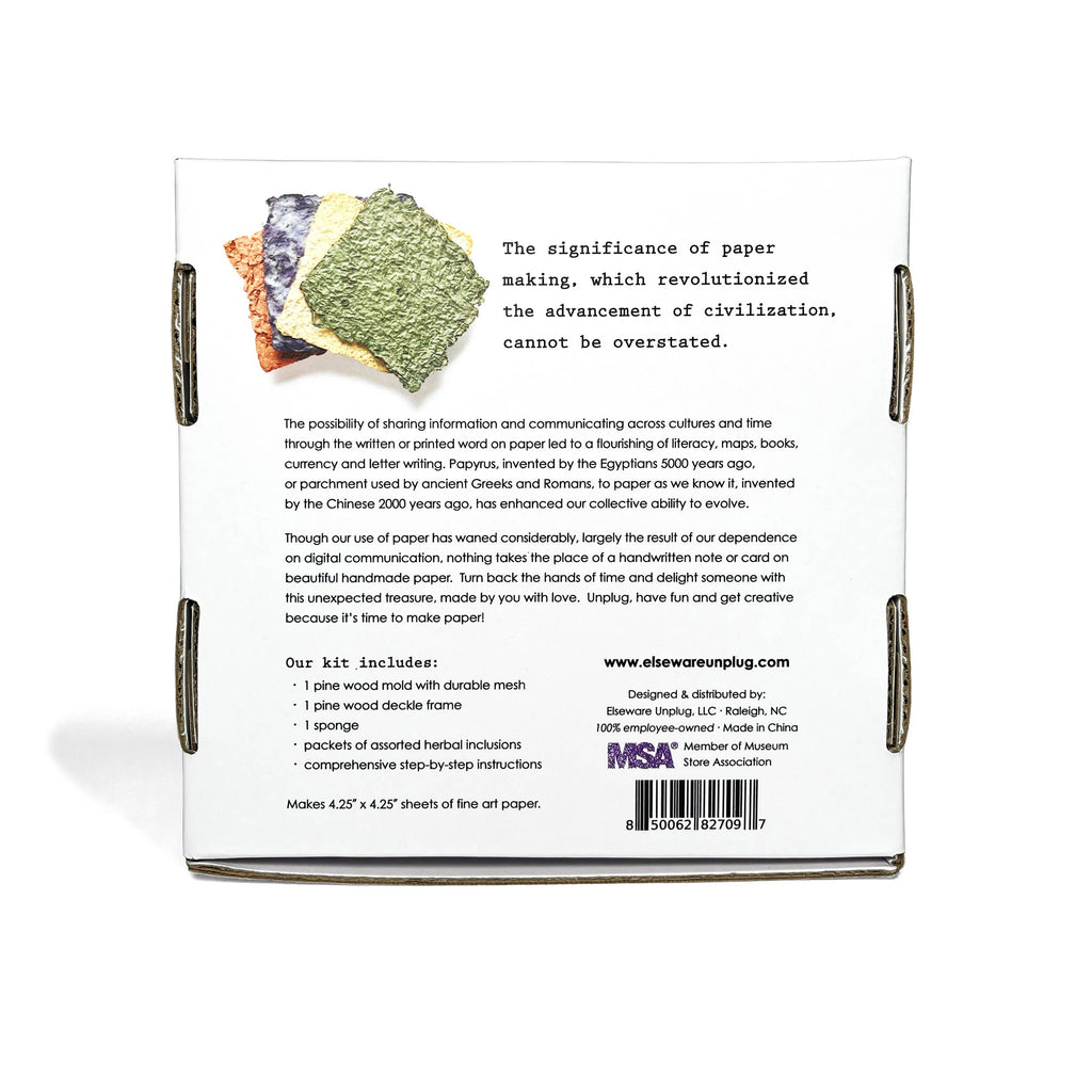 elseware unplug - Paper Making Kit - DIY Recycled Handmade Paper Craft