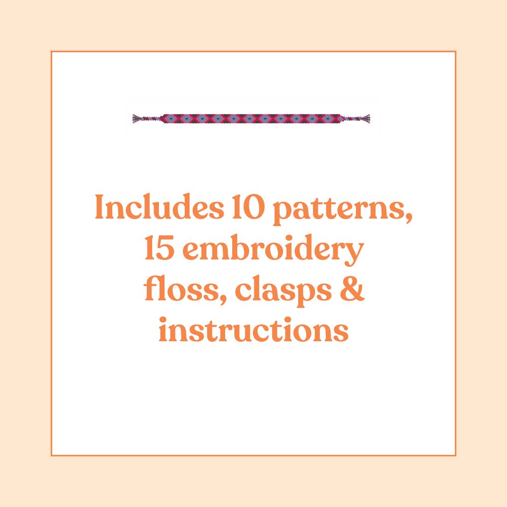 Chronicle Books - Mindful Crafts: Calm Vibes Friendship Bracelet Kit