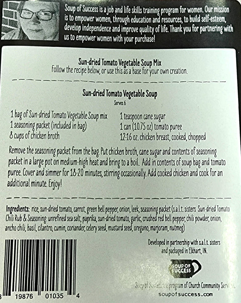 Soup Of Success - Sun-dried Tomato Vegetable Soup