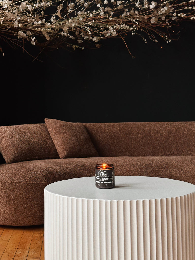 Project Happiness Candle Co. - Palo Santo and Sandalwood Soy Candle - 8oz
