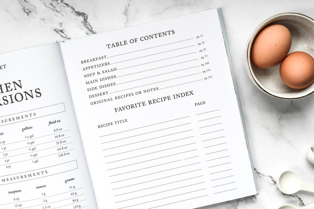 Duncan & Stone Paper Co. - Family Recipe Book & Keepsake Journal | Christmas Gift