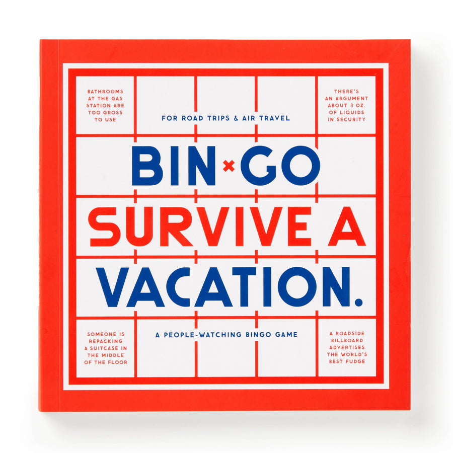 Chronicle Books - Brass Monkey Bin-Go Survive a Vacation Bingo Book