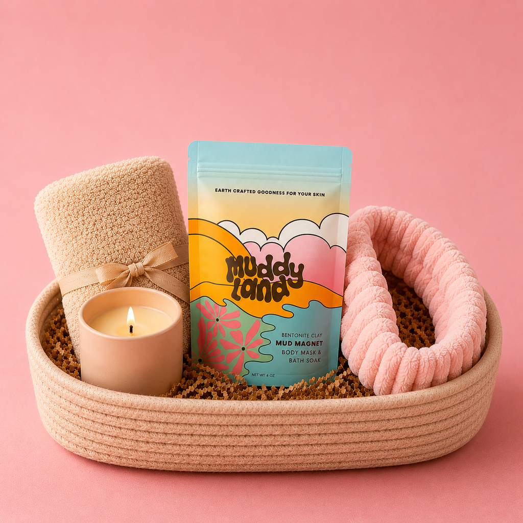 Muddyland - Mud Magnet Mini - Single-Use Body Mask and Bath Soak