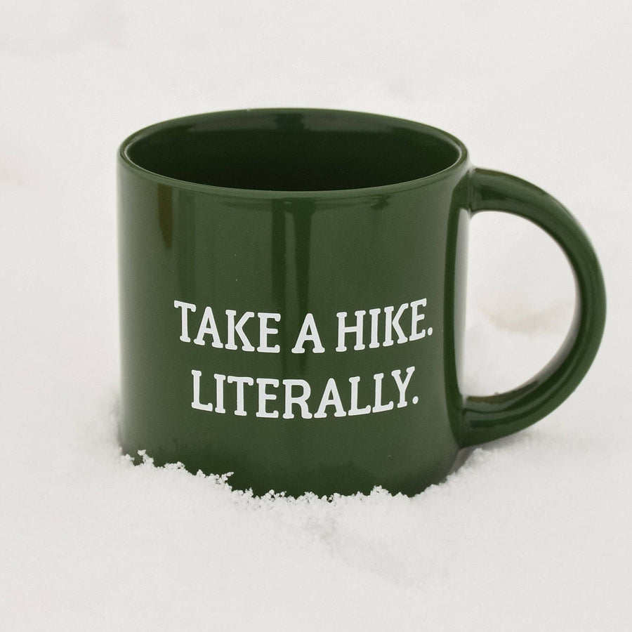 The Montana Scene - Take A Hike. Literally Mug - Forest Green