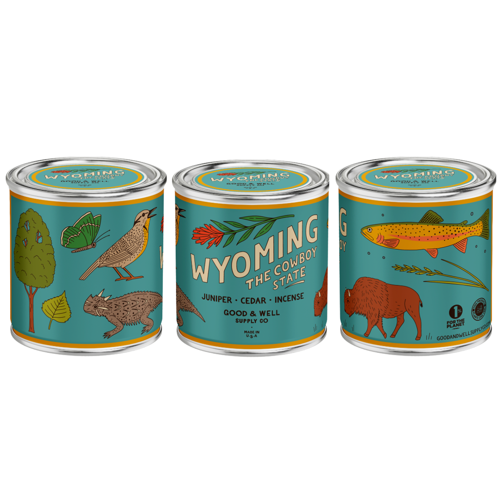 Good & Well Supply Co. - Wyoming State Soy Candle