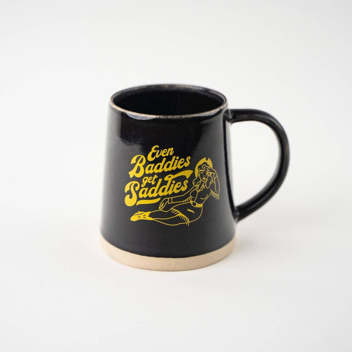 Even Baddies Get Saddies Mug - Black