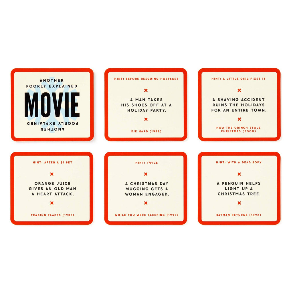 Chronicle Books - Brass Monkey Mini Poorly Explained Movies - Holiday Edition