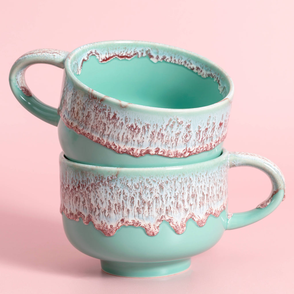 Nova Ceramics Travel Mugs - Nebula Handmade Ceramic Mug 16oz | Stoneware Coffee Mug