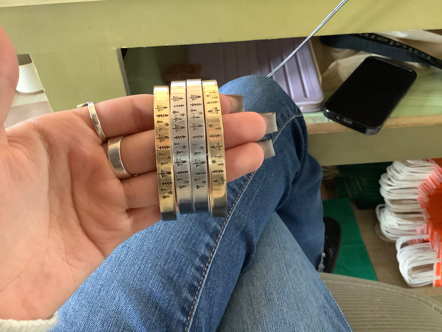 Joy in the morning tree cuff