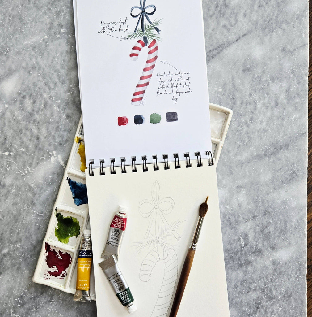 Julie Norkus - Watercolor Workbook, Spiral Bound 12 Months of Watercolor