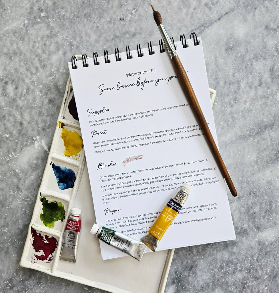 Julie Norkus - Watercolor Workbook, Spiral Bound 12 Months of Watercolor